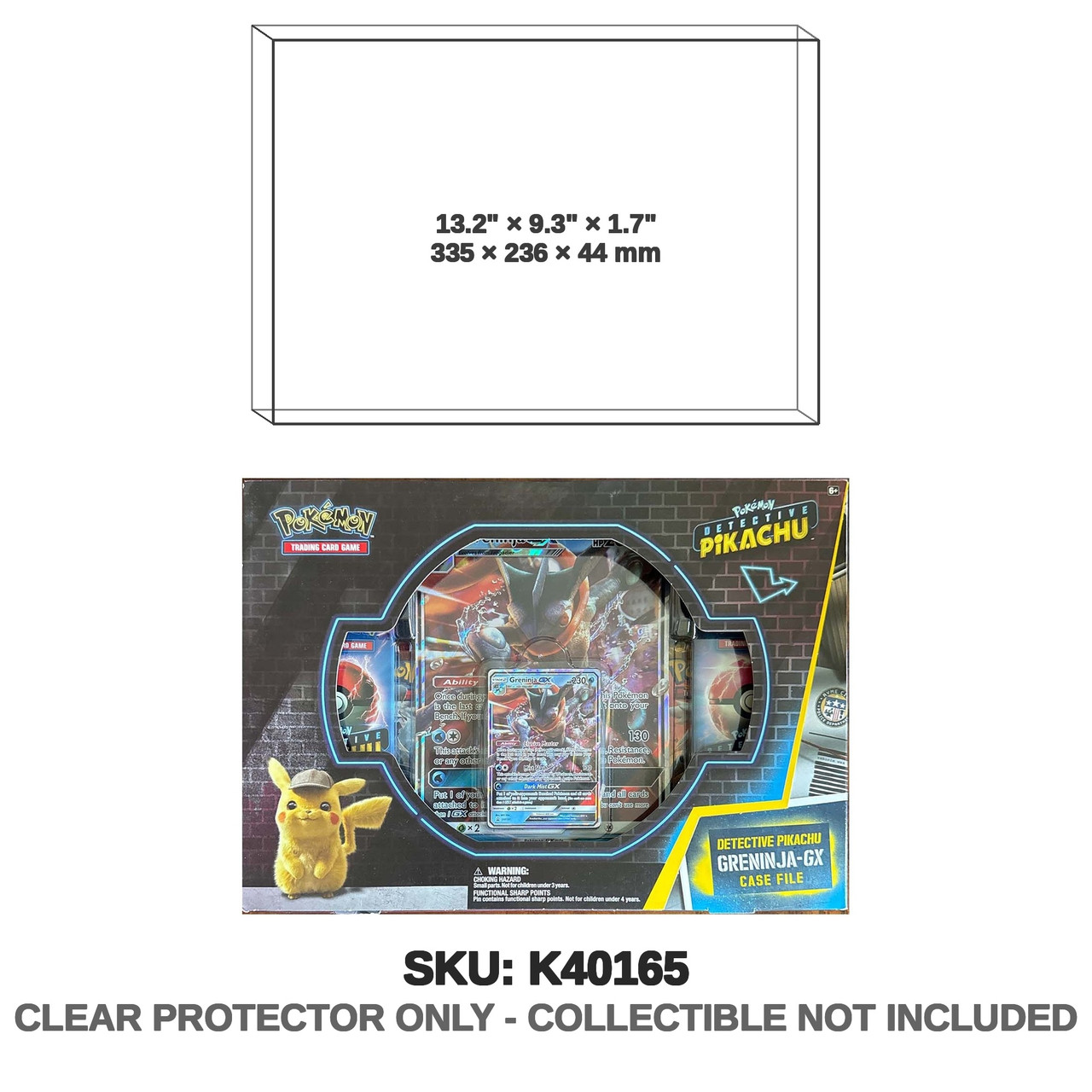 Pokemon Detective Pikachu Greninja GX Case File