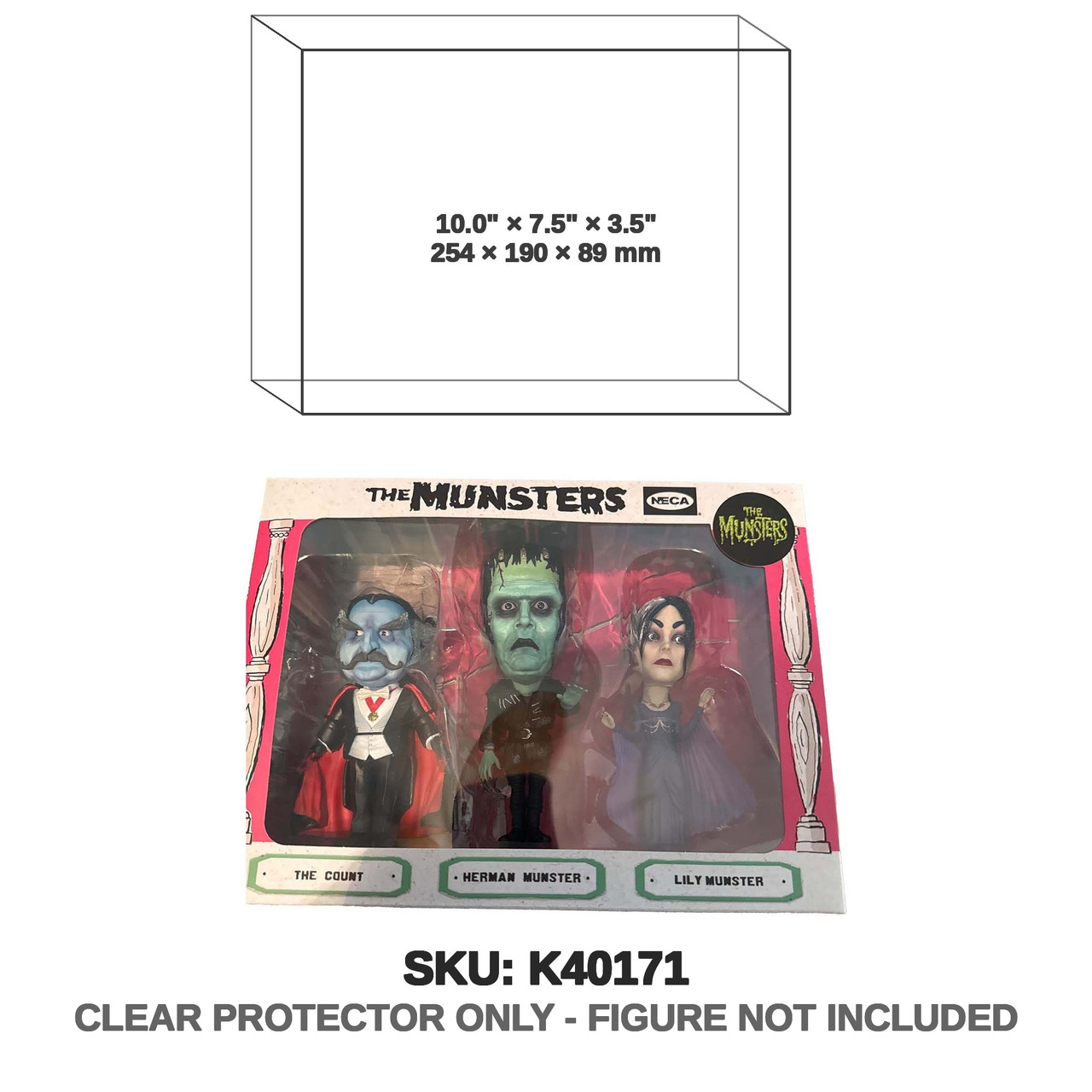 NECA The Munsters 3-Pack