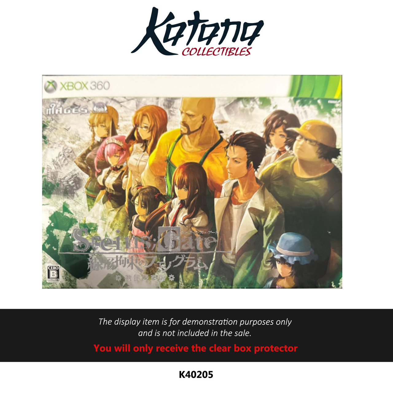 Katana Collectibles Protector For Steins;Gate: Linear Bounded Phenogram Limited Edition (Japan) Xbox 360