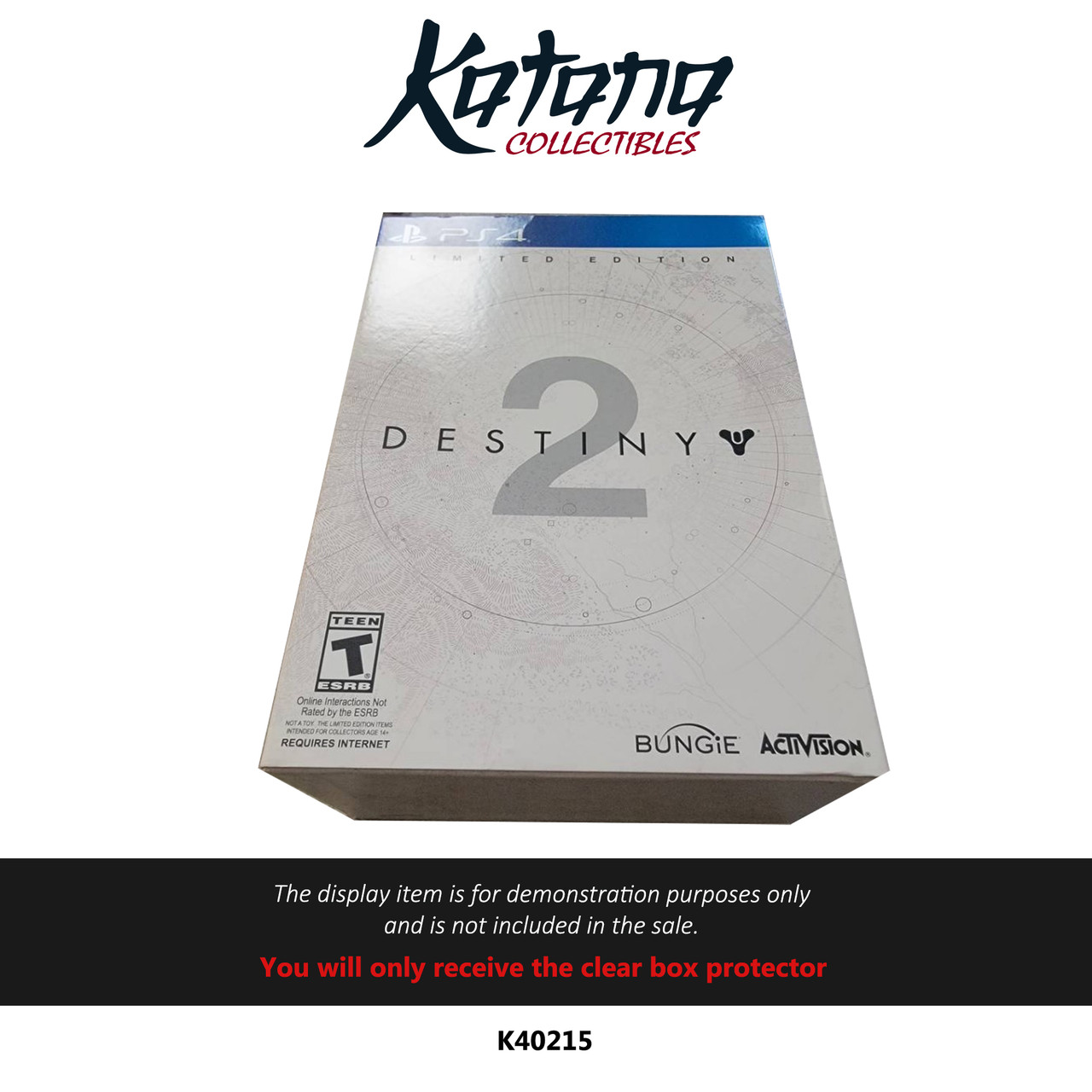 Katana Collectibles Protector For Destiny 2 Limited Edition PS4