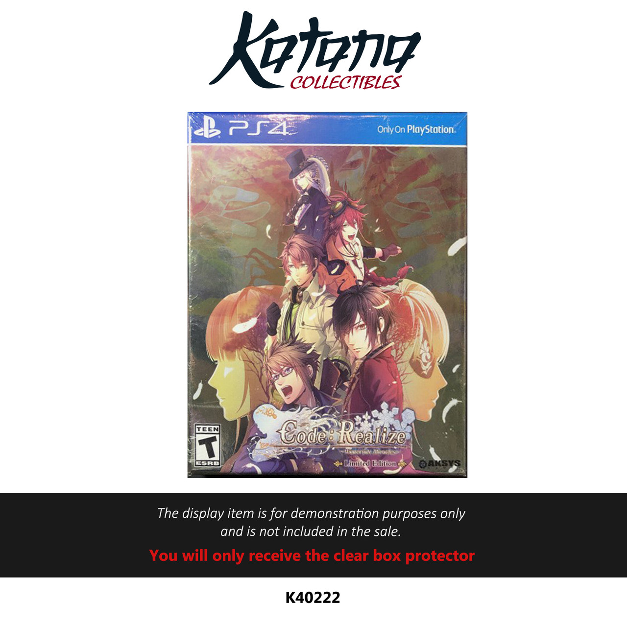 Katana Collectibles Protector For Code:Realize Wintertide Miracles Limited Edition PS4