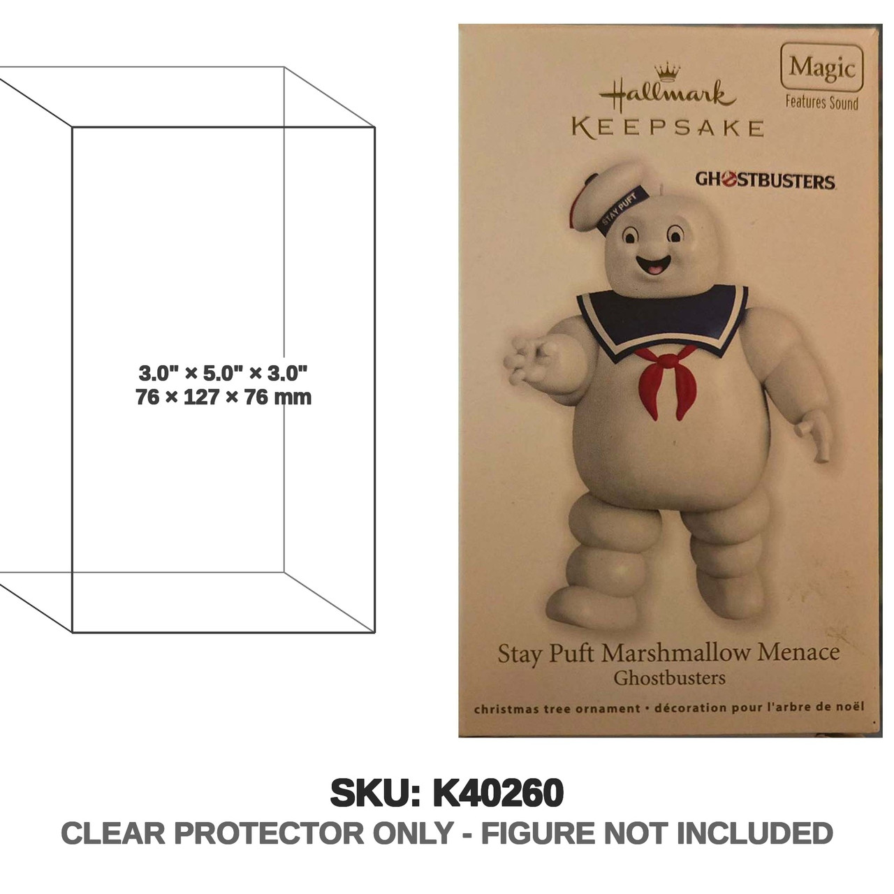 Hallmark Ghostbusters Stay Puft Keepsake Ornament