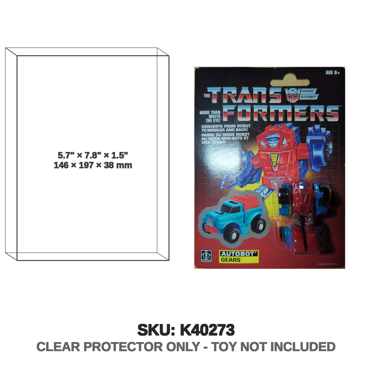 Hasbro Transformers Commemorative Series Gears Reissue G1 Figure