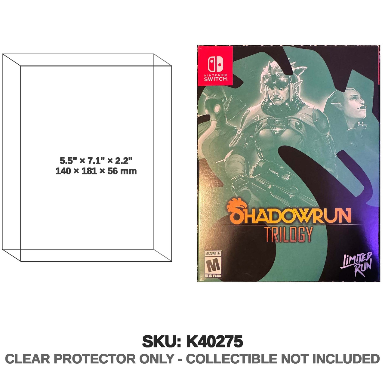 Limited Run Games Shadowrun Trilogy Nintendo Switch Limited Run