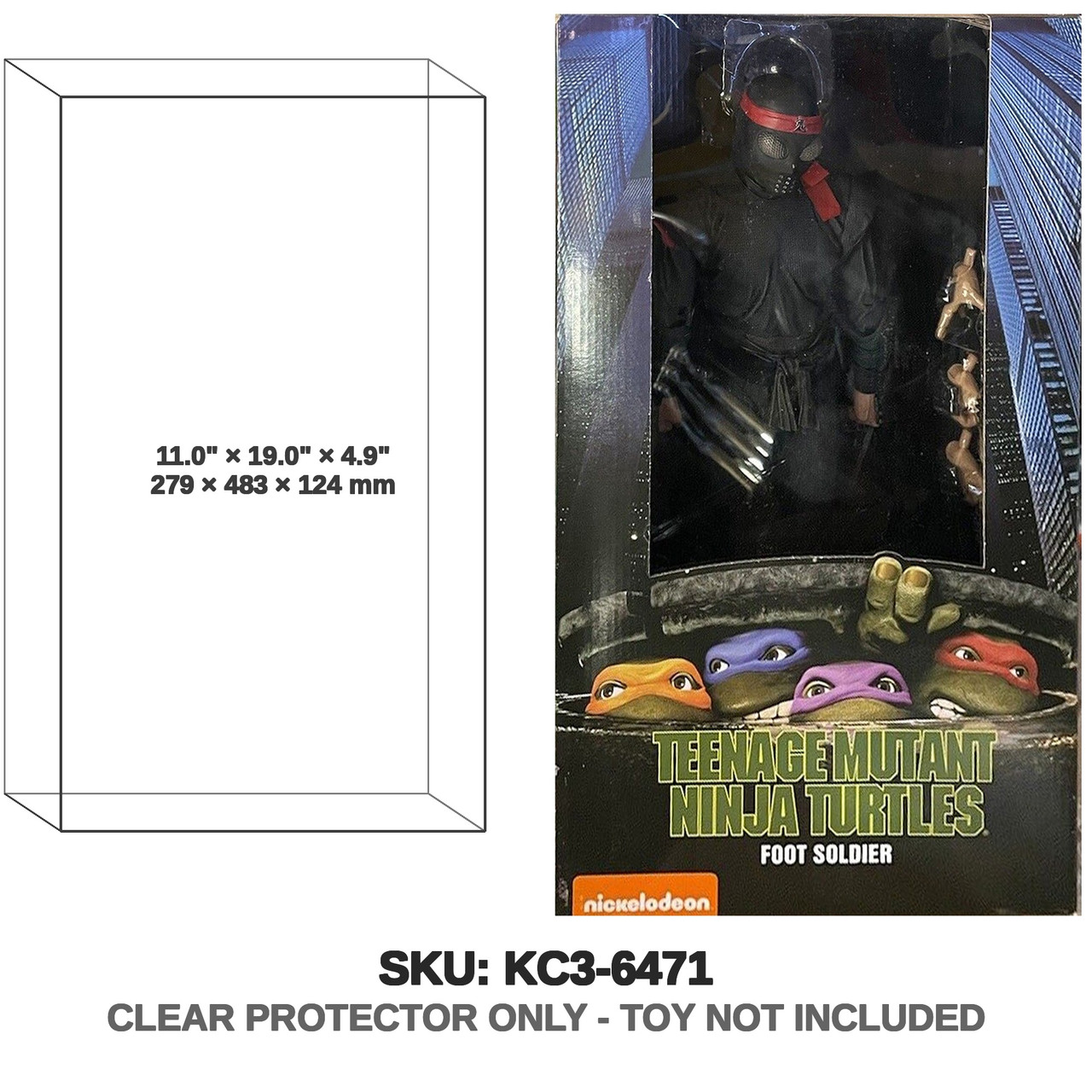NECA Teenage Mutant Ninja Turtles 1990 Movie 1:4 Scale Foot Soldier