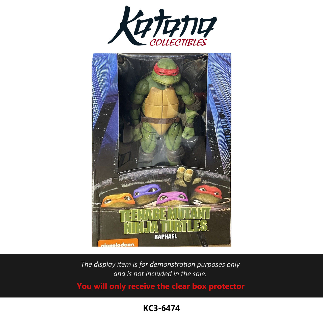Katana Collectibles Protector For NECA TMNT 1:4 Scale 1990 Movie Series - Raphael