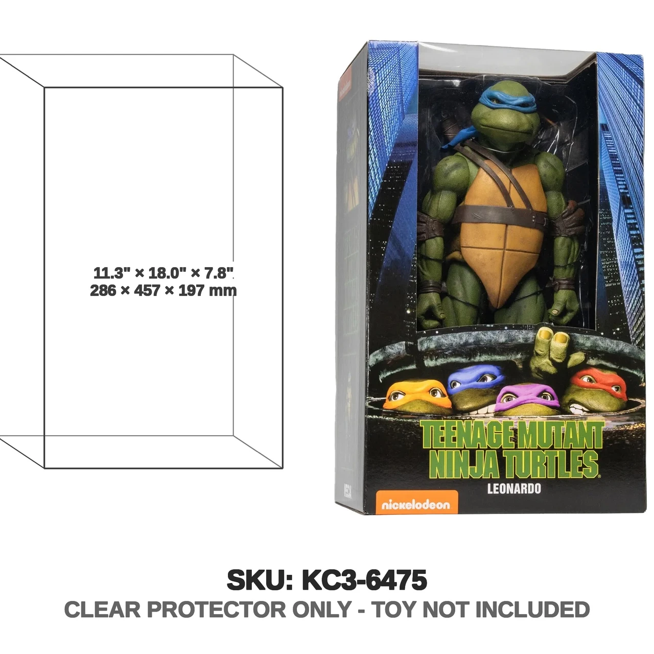 NECA Teenage Mutant Ninja Turtles 1990 Movie 1:4 Scale Leonardo