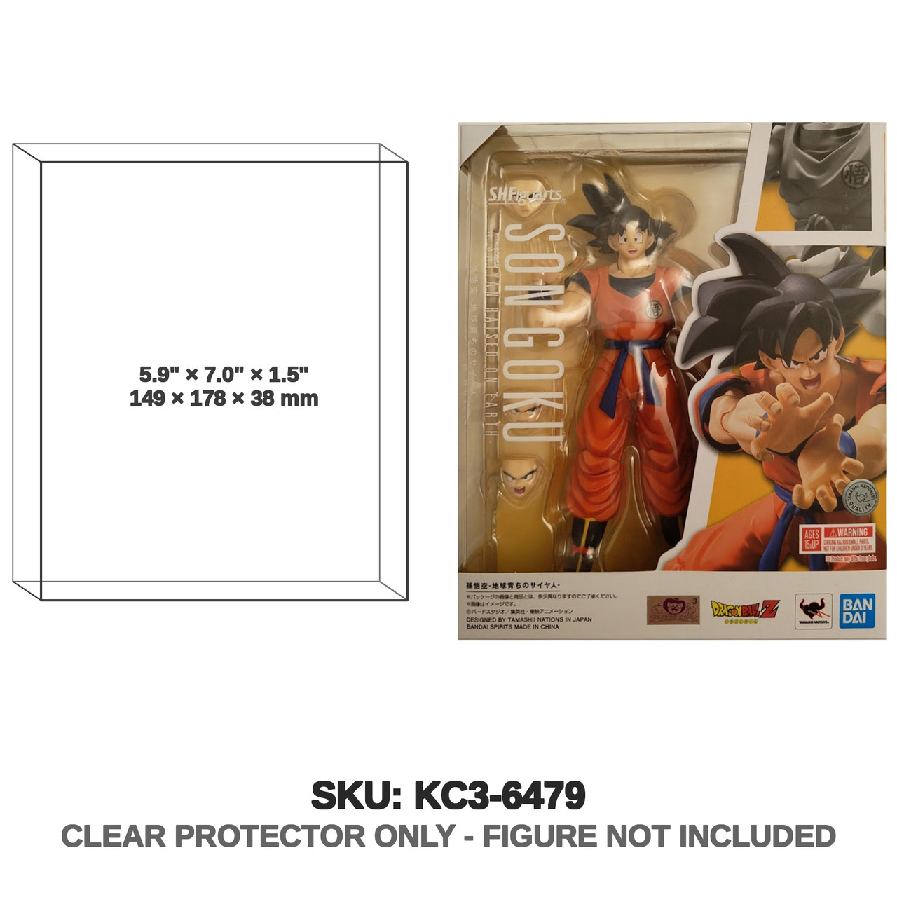 S.H.Figuarts Dragon Ball Z Son Goku A Sayian Raised On Earth