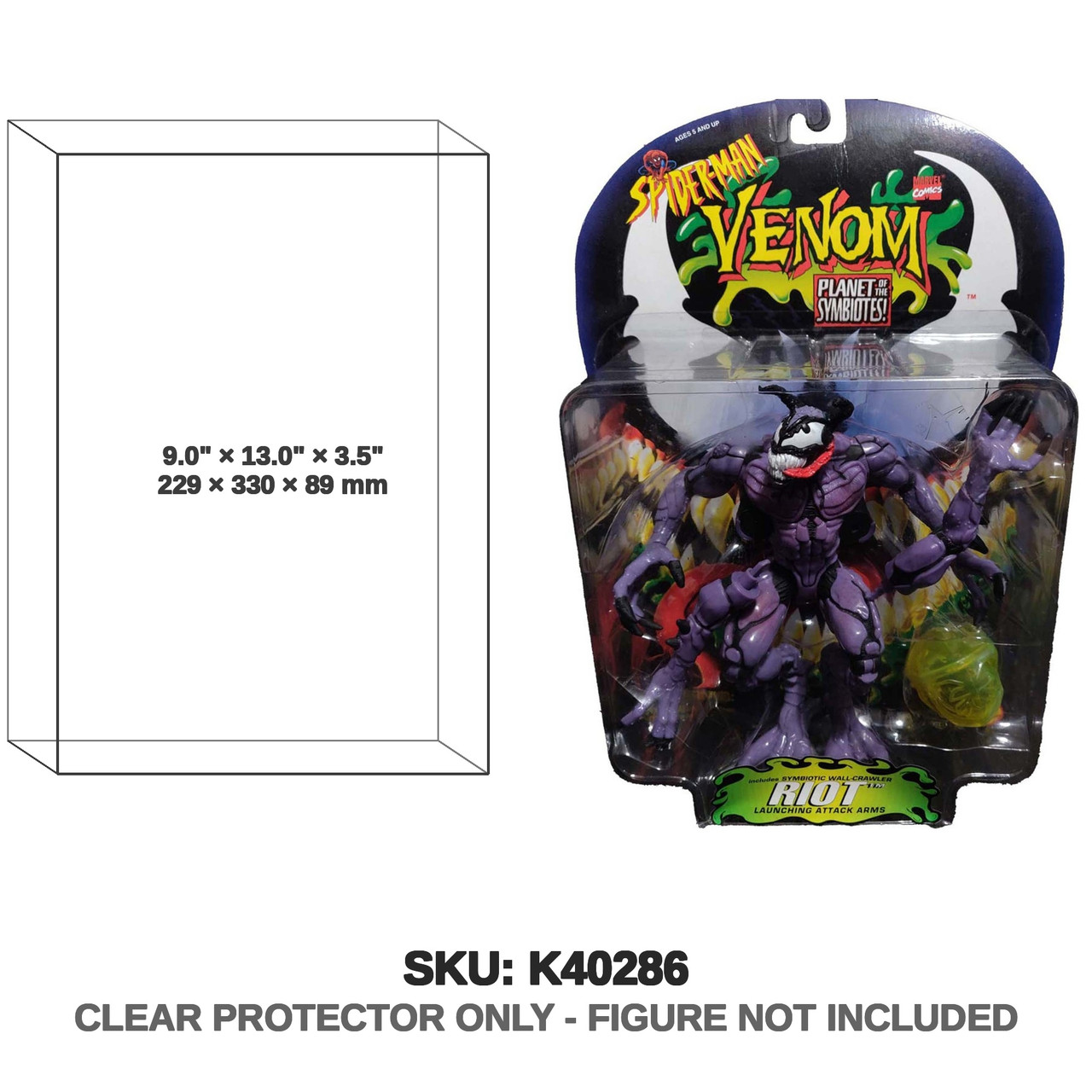 Toy Biz Spider-Man Venom Planet of the Symbiotes Riot