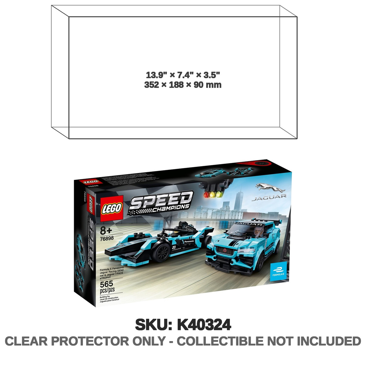 LEGO Speed Champions Jaguar Formula E and I-Pace 2 Pack