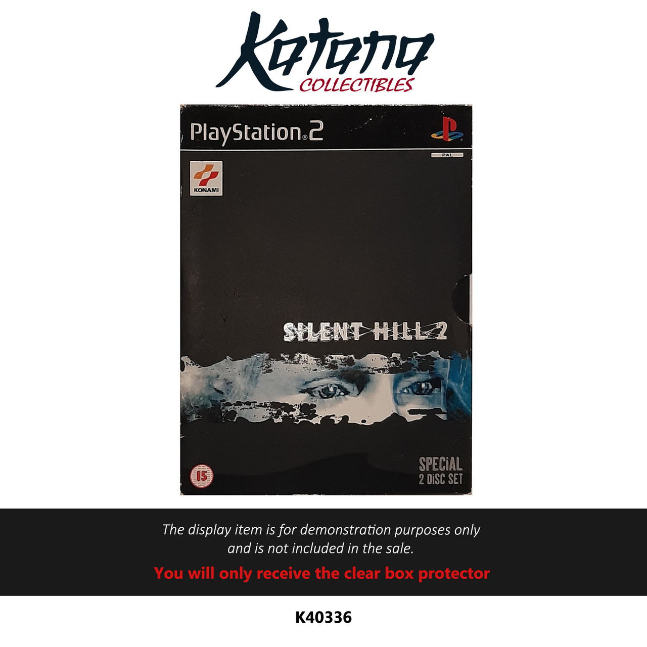 Katana Collectibles Protector For Silent Hill 2 (Special 2 Disc Set) PS2