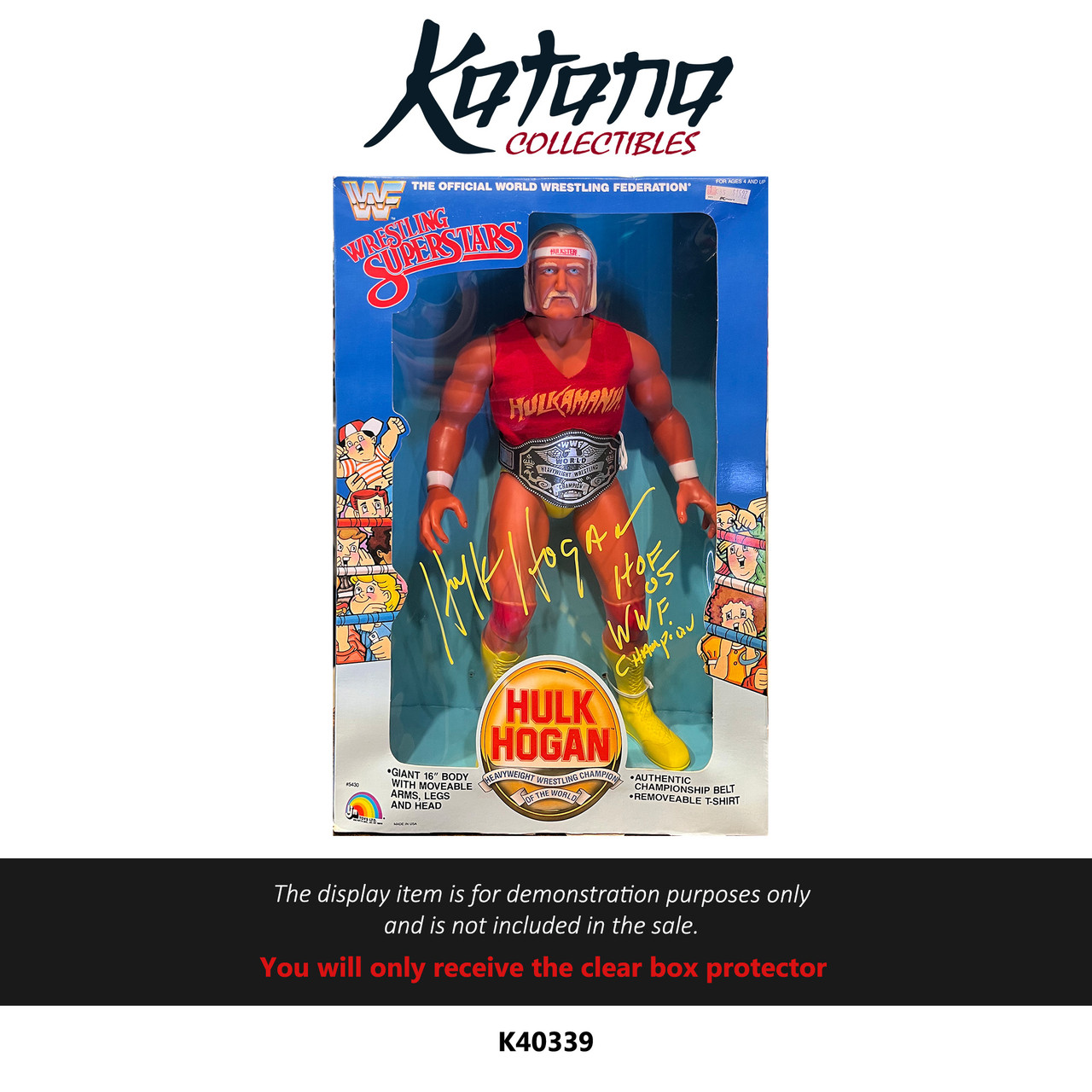 Katana Collectibles Protector For 1985 Ljn 16In Hulk Hogan