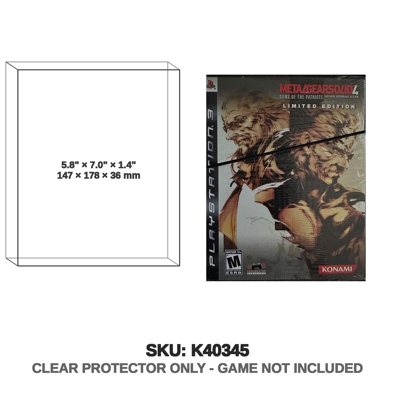 Metal Gear Solid 4 Gun Of The Patriots Collectors Edition PS3