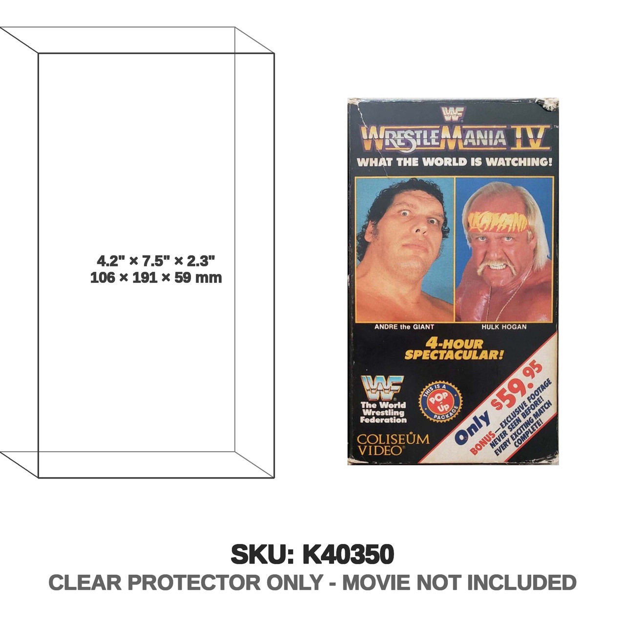 WWF Wrestlemania Iv| Coliseum Video| 1988 WWF Wrestlemania Iv| Coliseum Video| 1988