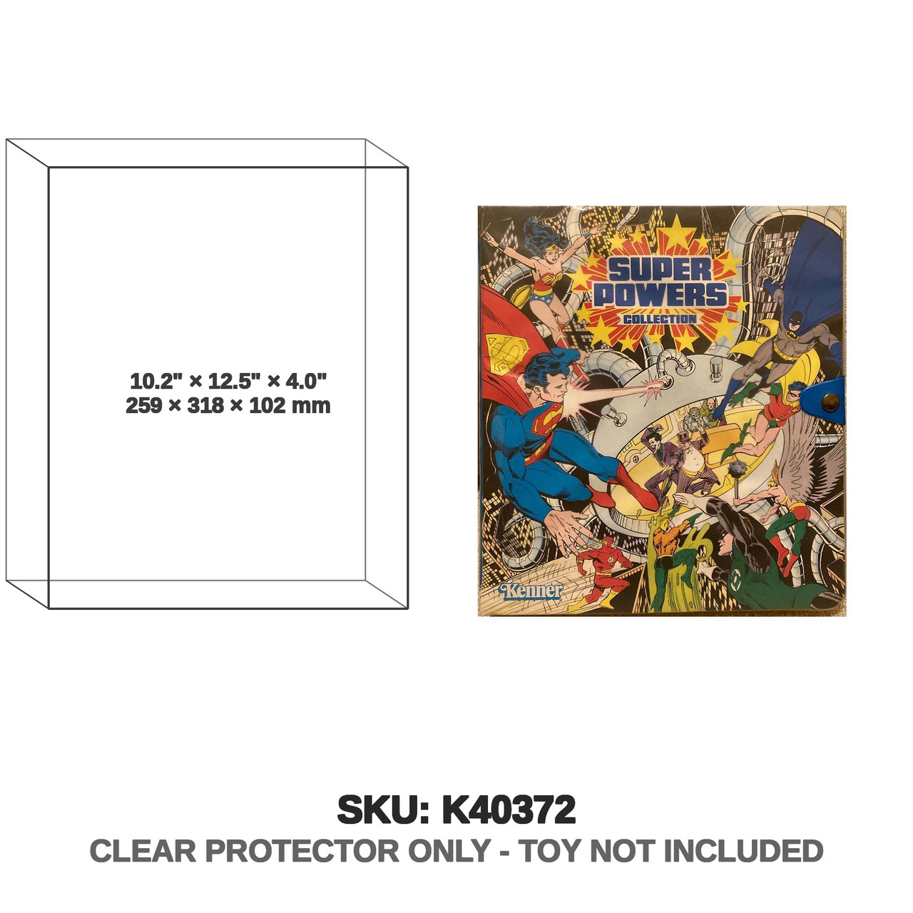 Kenner Super Powers Collectors Case