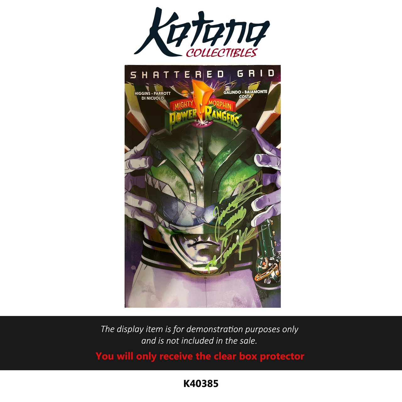 Katana Collectibles Protector For Power RangerS Shattered Grid Trade Paperback