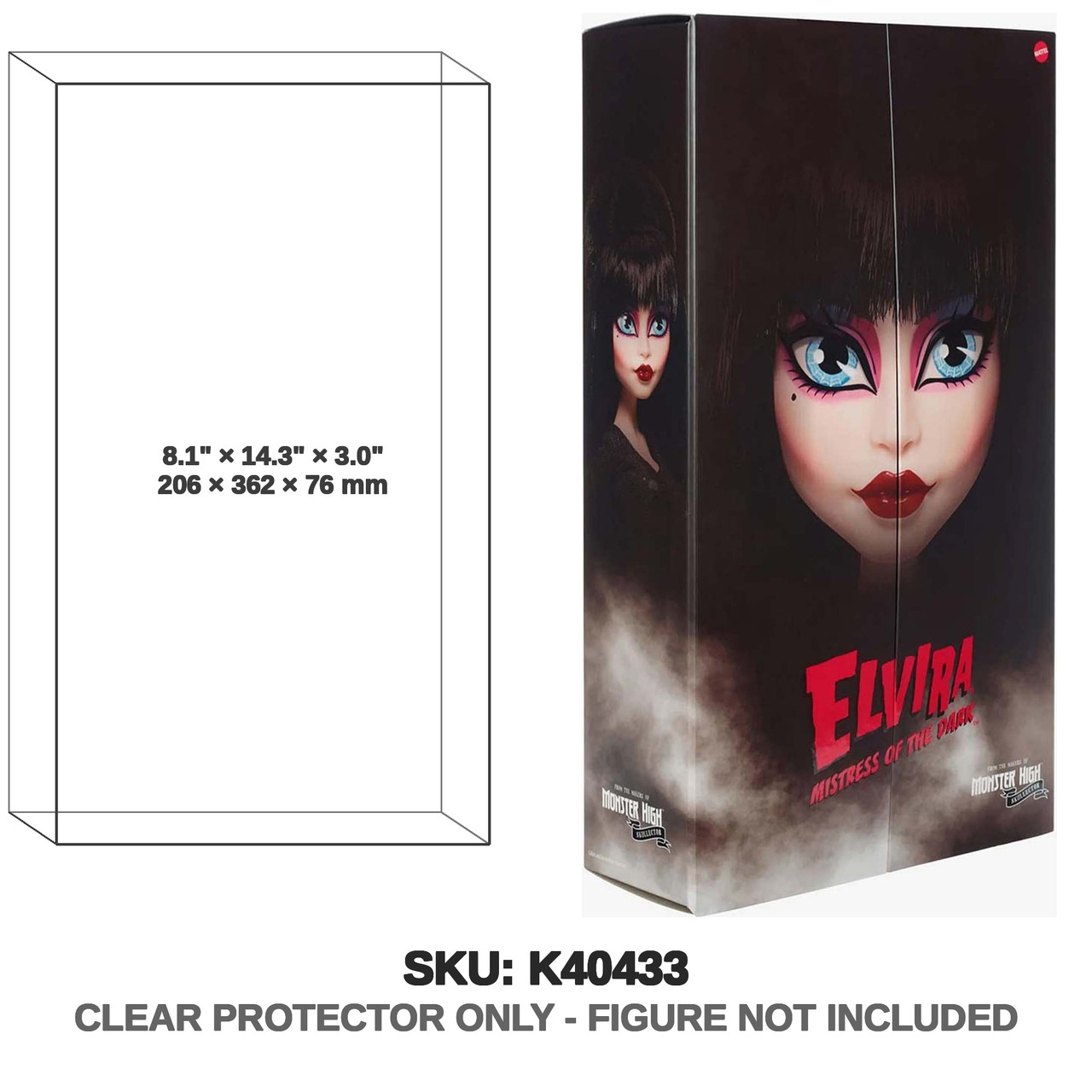 Elvira Monster High Doll