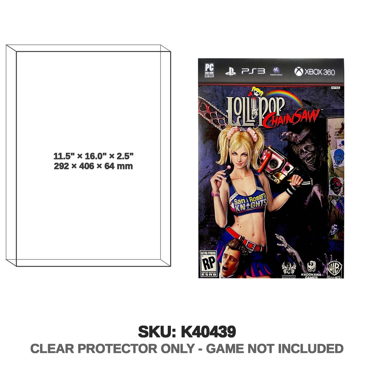 Promo Box - Store Display - Ps3/Xbox360 - Lollipop Chainsaw