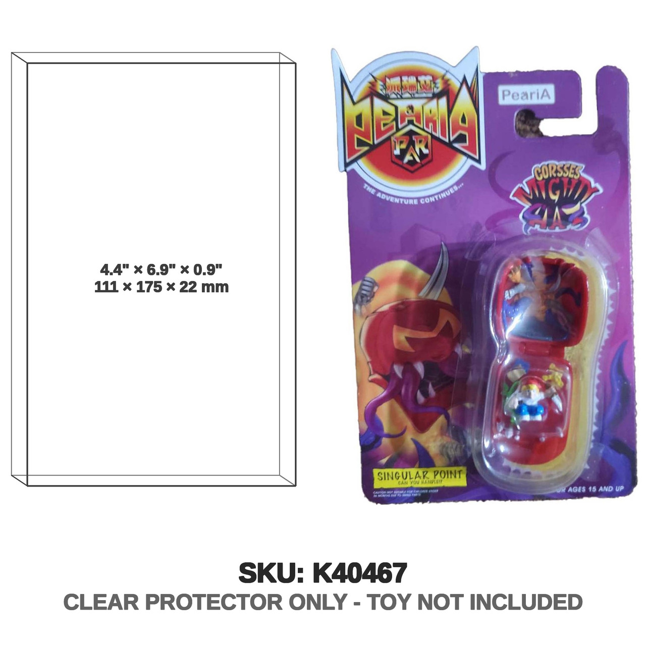 Protector For Mighty Hat Crosses 30th Anniversary Figure | Katana