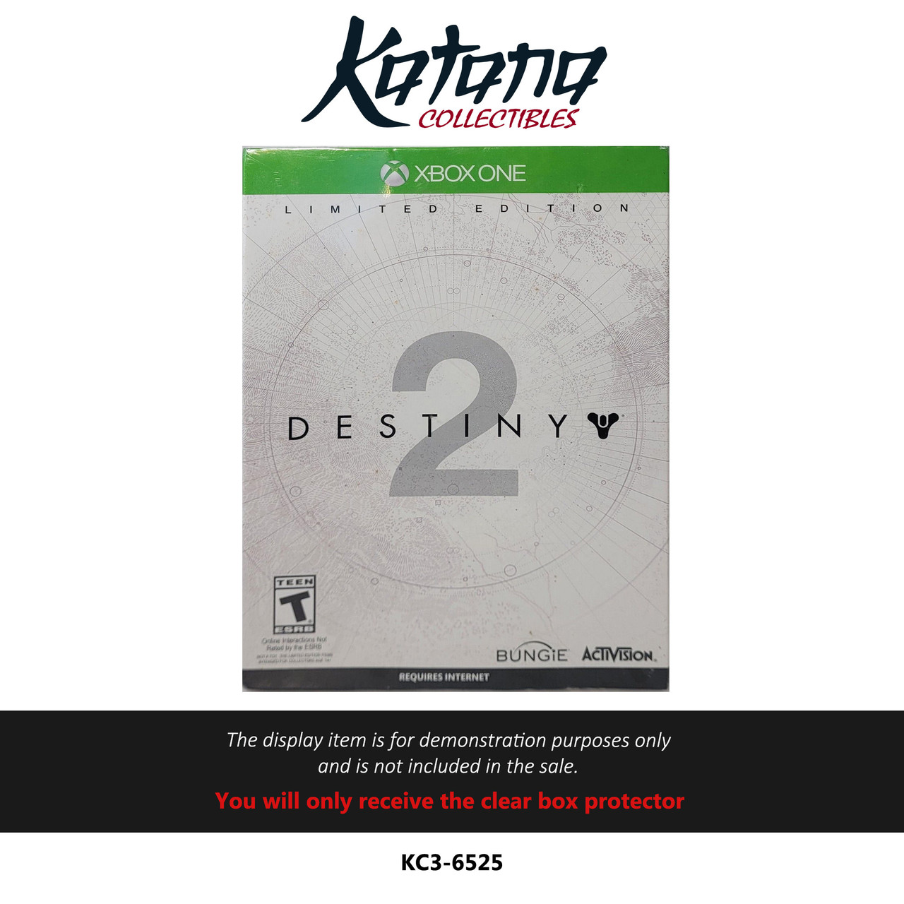 Katana Collectibles Protector For Destiny 2 Collectors Edition - Xbox One