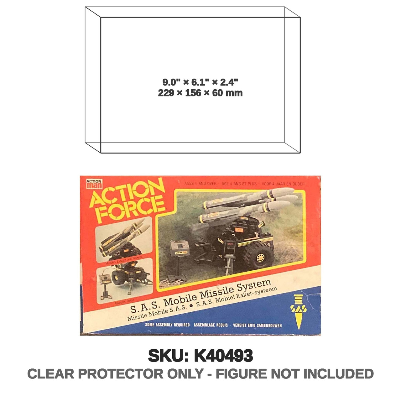 SAS Mobile Missile System G.I. Joe Action Force Photo Box Vehicle