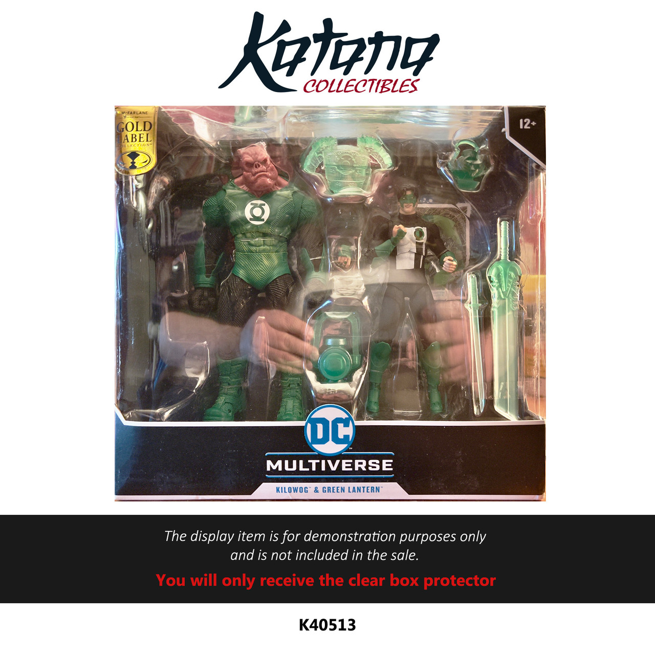Katana Collectibles Protector For DC Multiverse Kilowog & Green Lantern Kyle Rayner