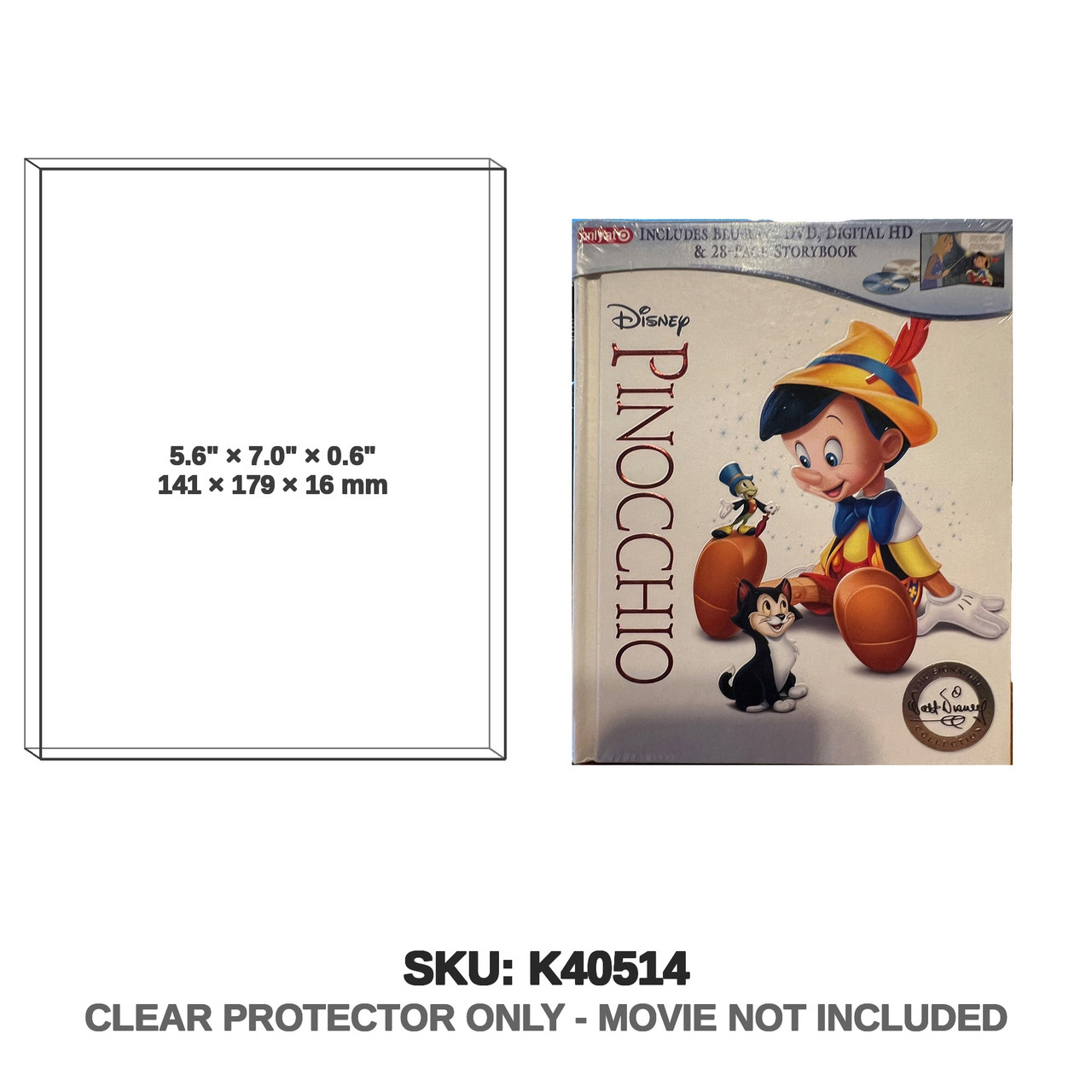 Disney Pinocchio Target Exclusive Blu-ray DVD Storybook