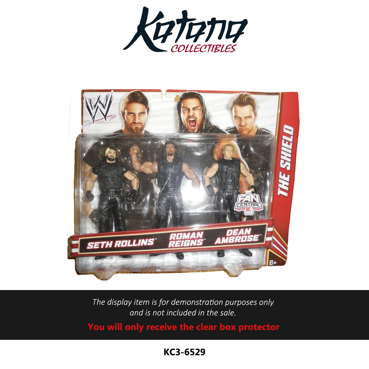 Katana Collectibles Protector For WWE The Shield - Seth Rollins/ Roman Reigns/ Dean Ambrose