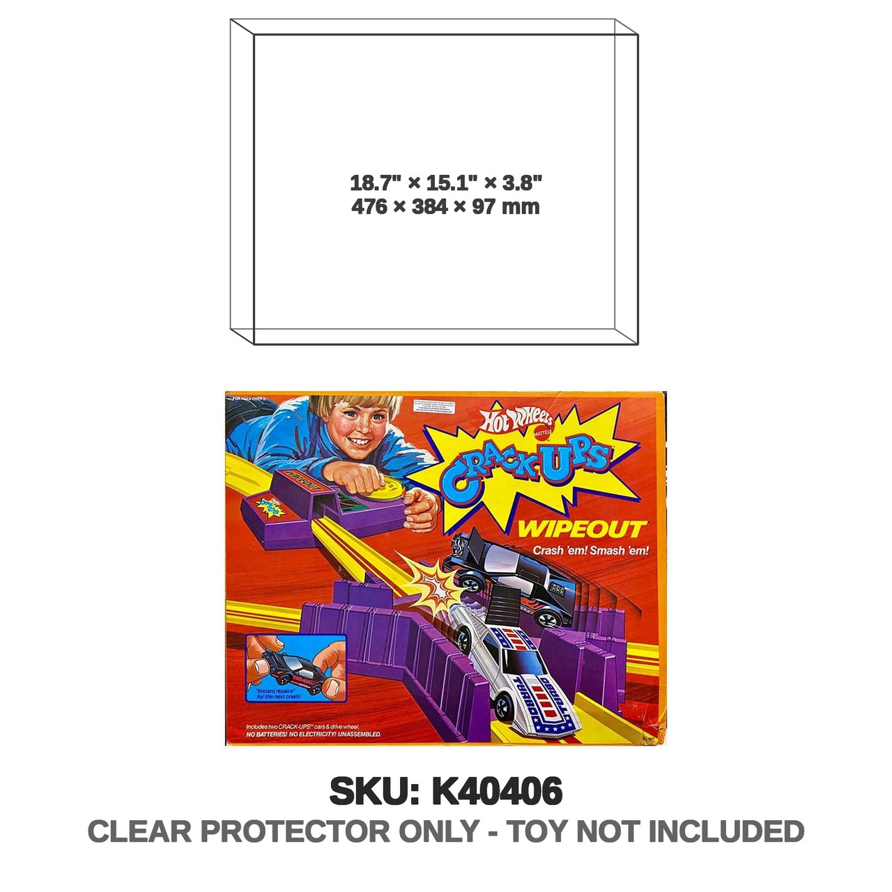Mattel Hot Wheels Crack Ups Wipe Out