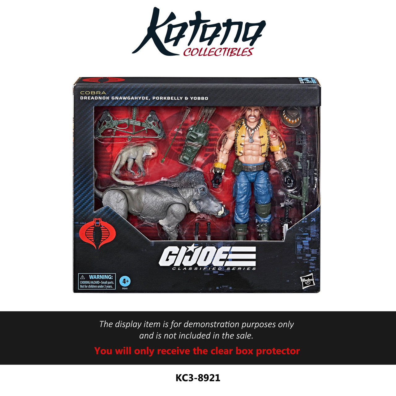 Katana Collectibles Protector For G.I. Joe Classified Gnawgahyde, Tiger Force Roadblock, Tripwire