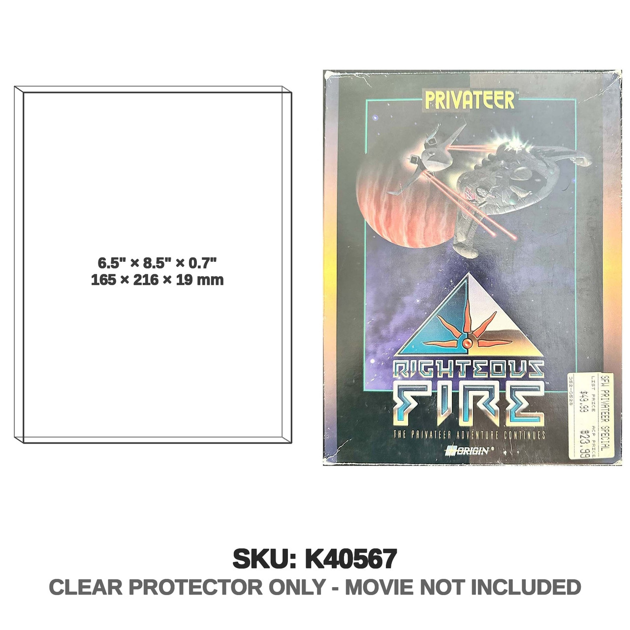Origin Systems Wing Commander Privateer Righteous Fire CD