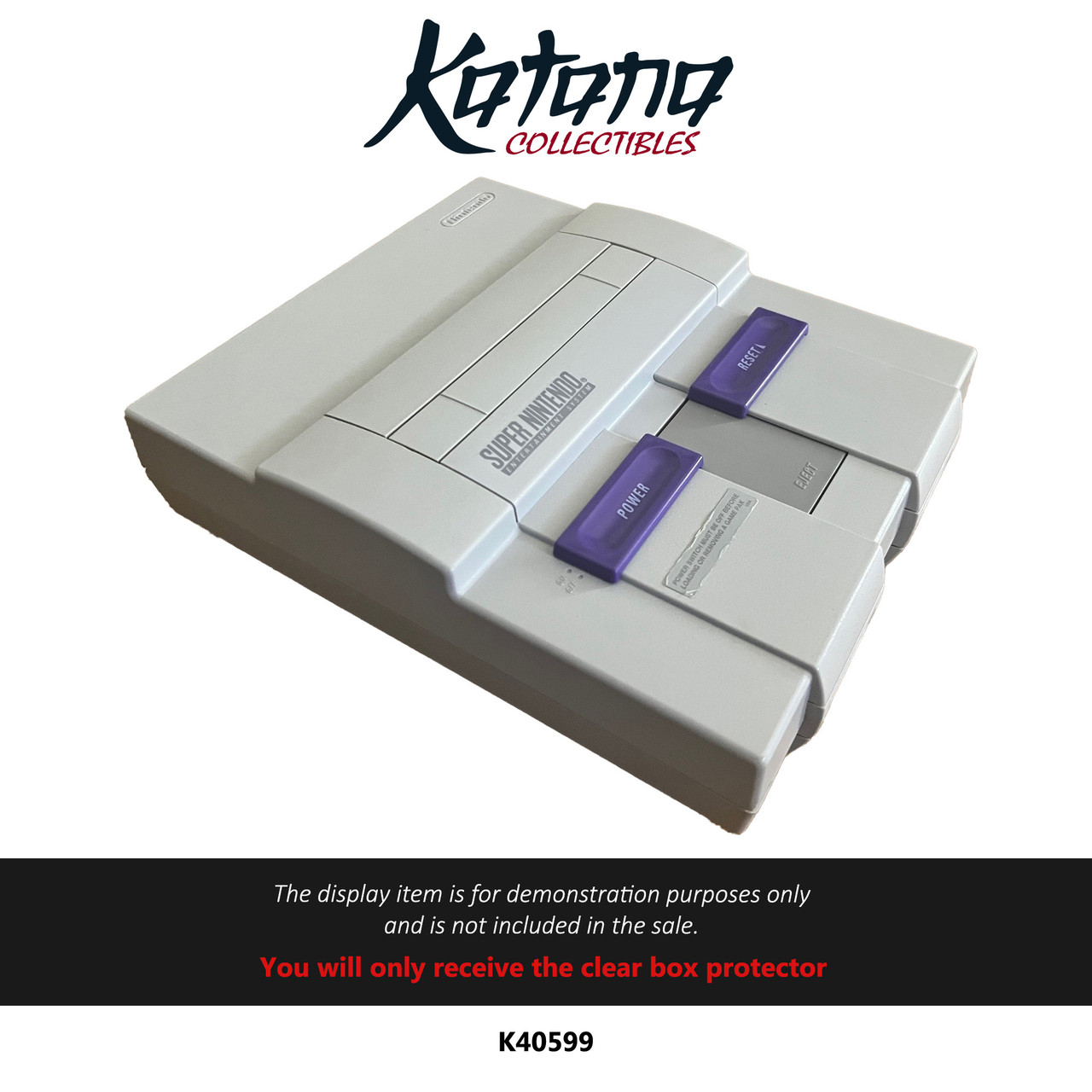 Katana Collectibles Protector For Super Nintendo Loose Console