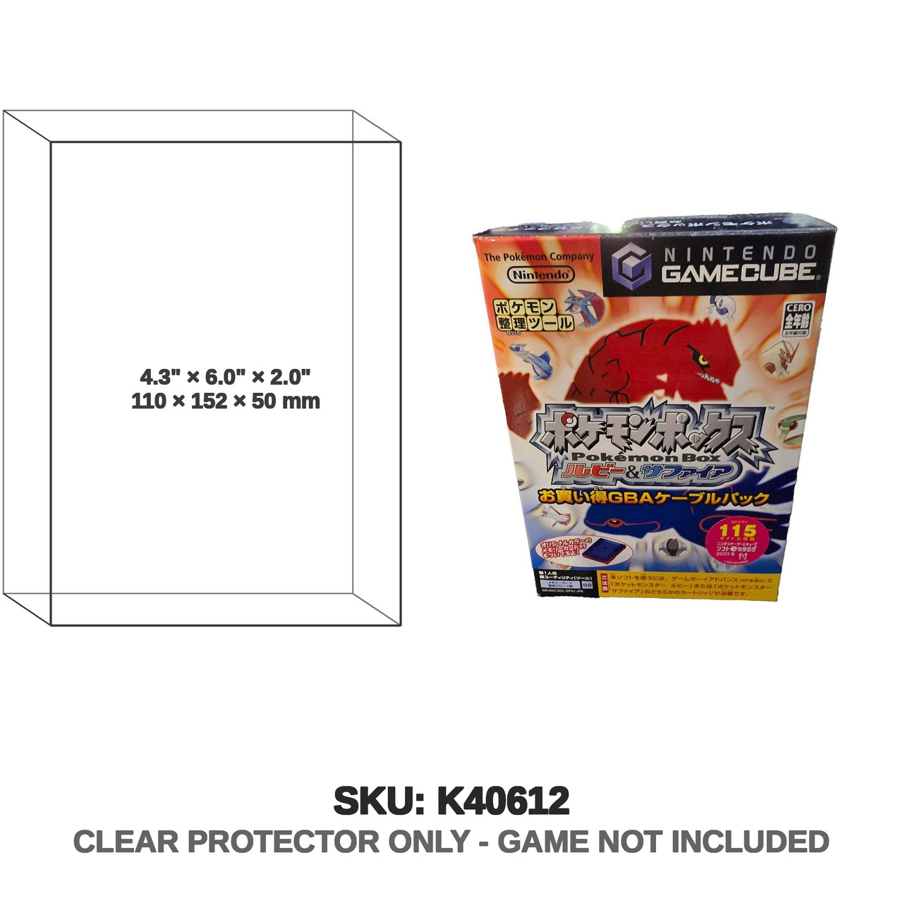 Pokemon Box Ruby And Sapphire Big Box Jpn Gamecube