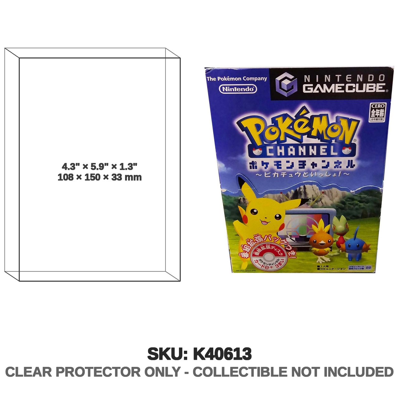 Pokemon Channel GameCube Expansion Pack Set Japanese