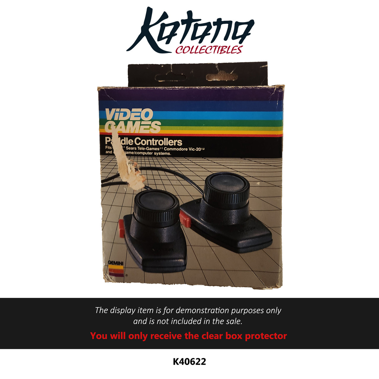 Katana Collectibles Protector For Vg172 Gemini Paddle Controllers Atari 2600