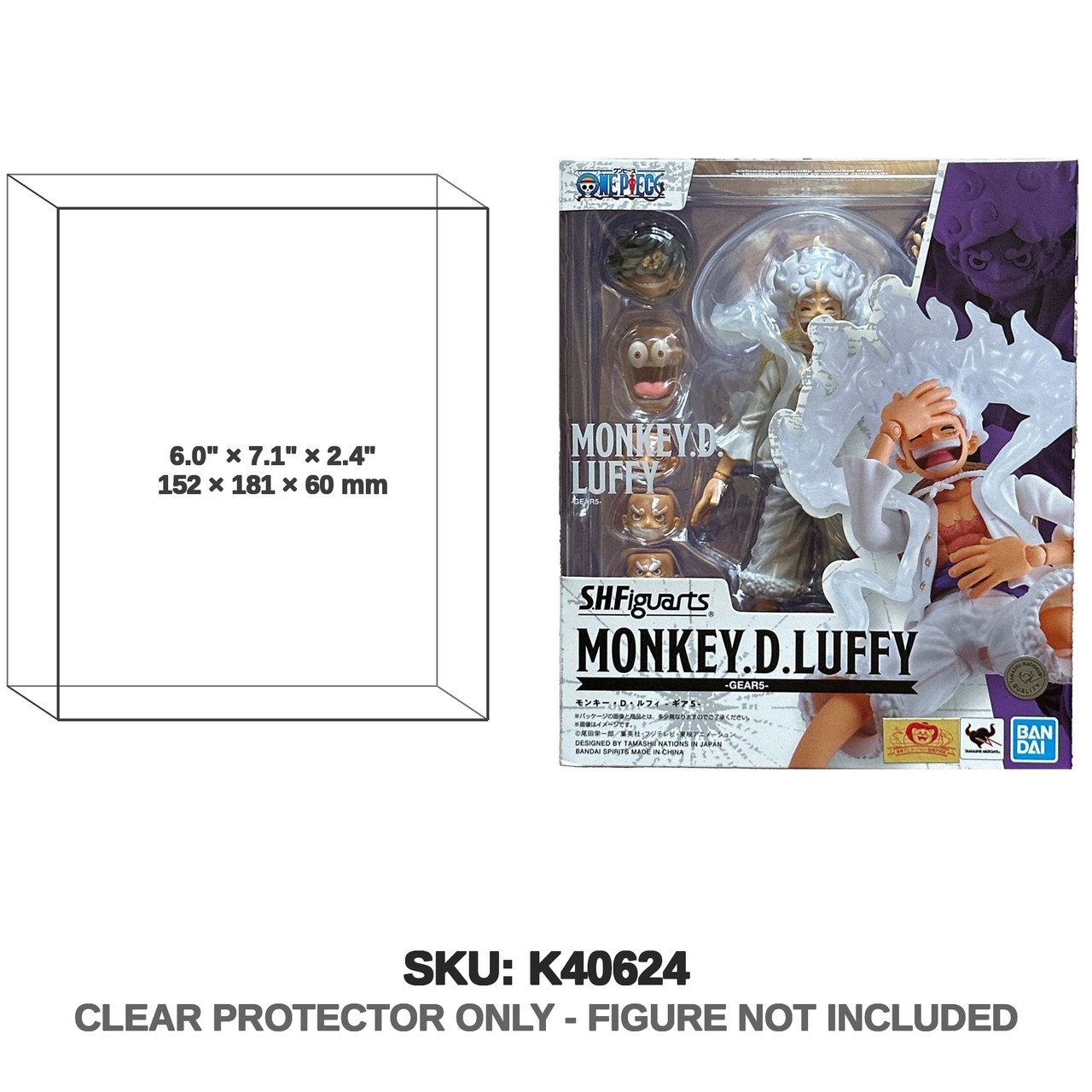 Monkey D. Luffy One Piece S.H.Figuarts Gear 5 Figure