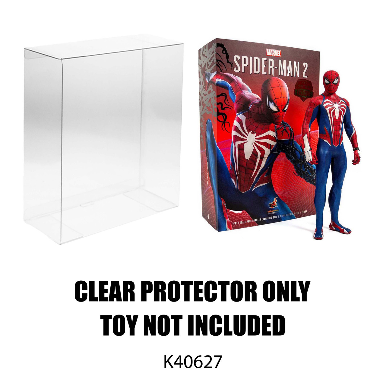 Protector For Hot Toys Marvel'S Spider-Man 2: Peter Parker 1/6 Scale Collectible Figure (Vgm54)