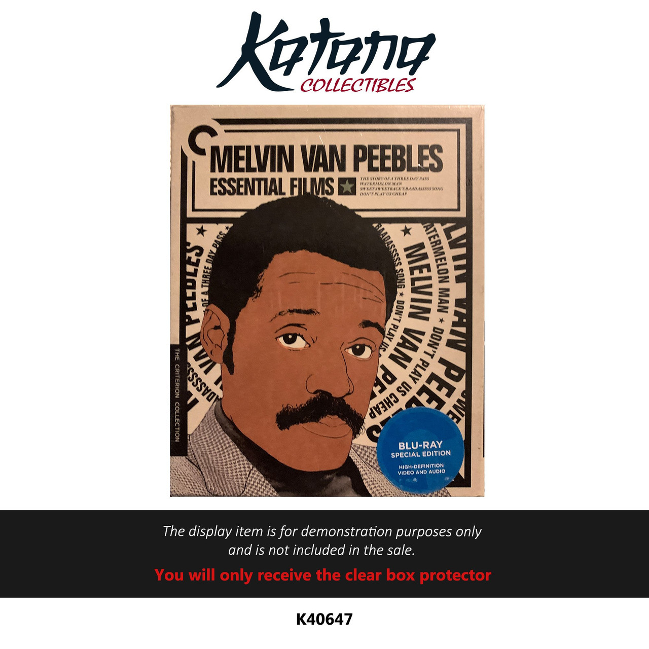 Katana Collectibles Protector For Melvin Van Peebles: Four Films