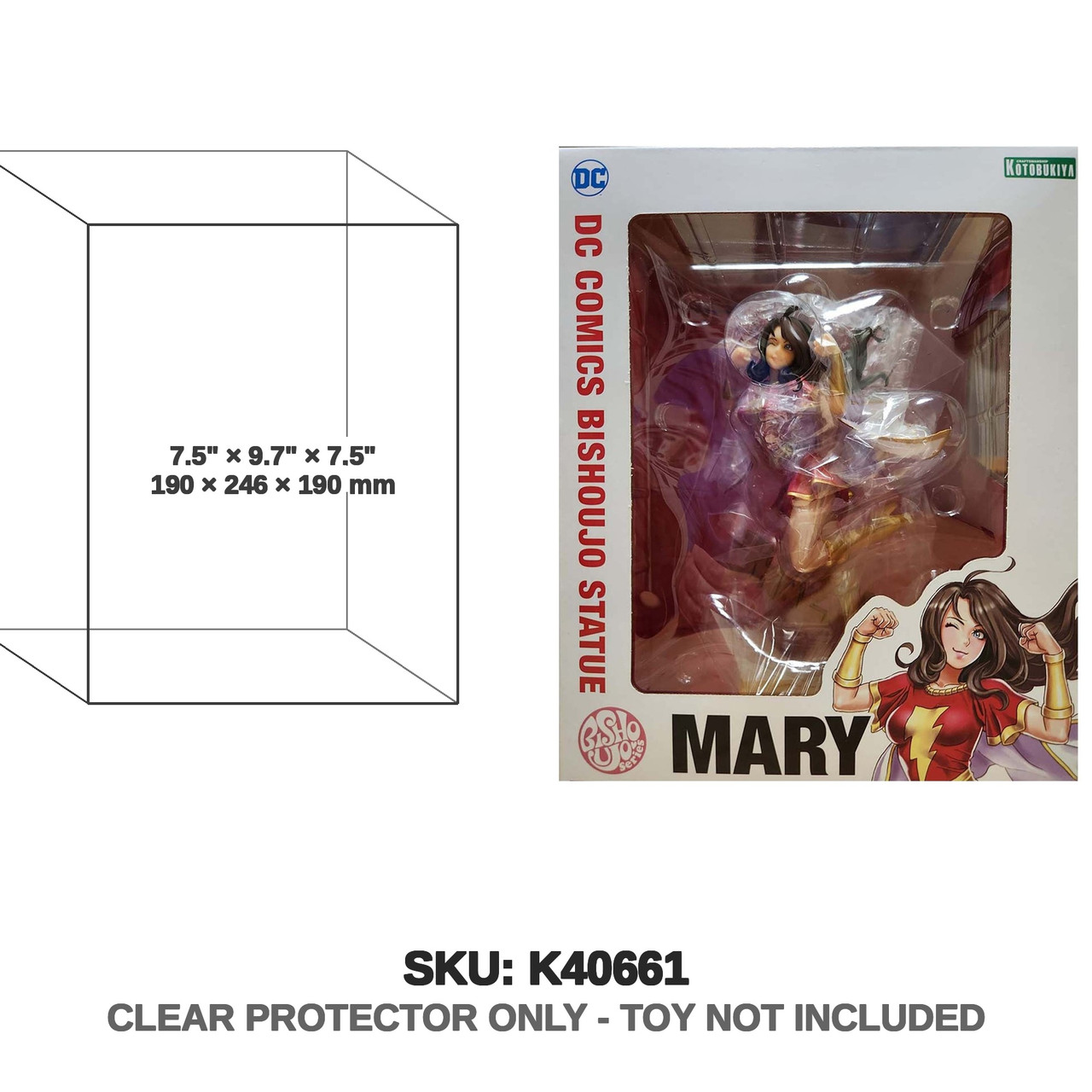 Kotobukiya DC Comics Bishoujo Mary Shazam Family Statue