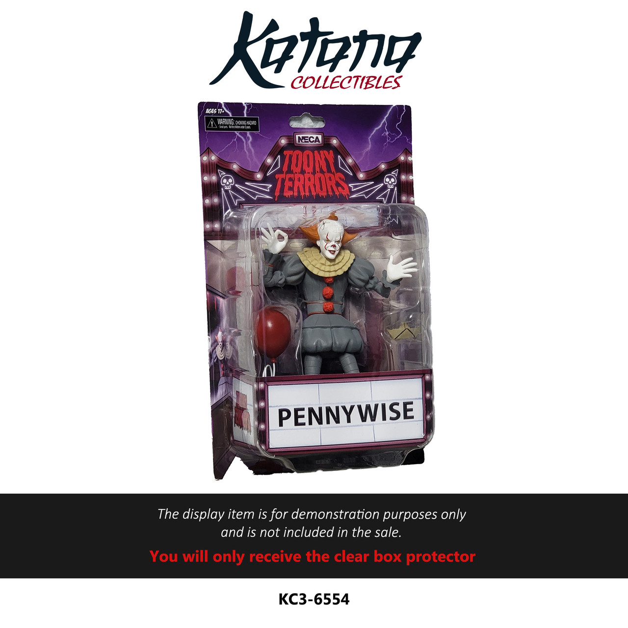 Katana Collectibles Protector For NECA Toony Terrors - Pennywise