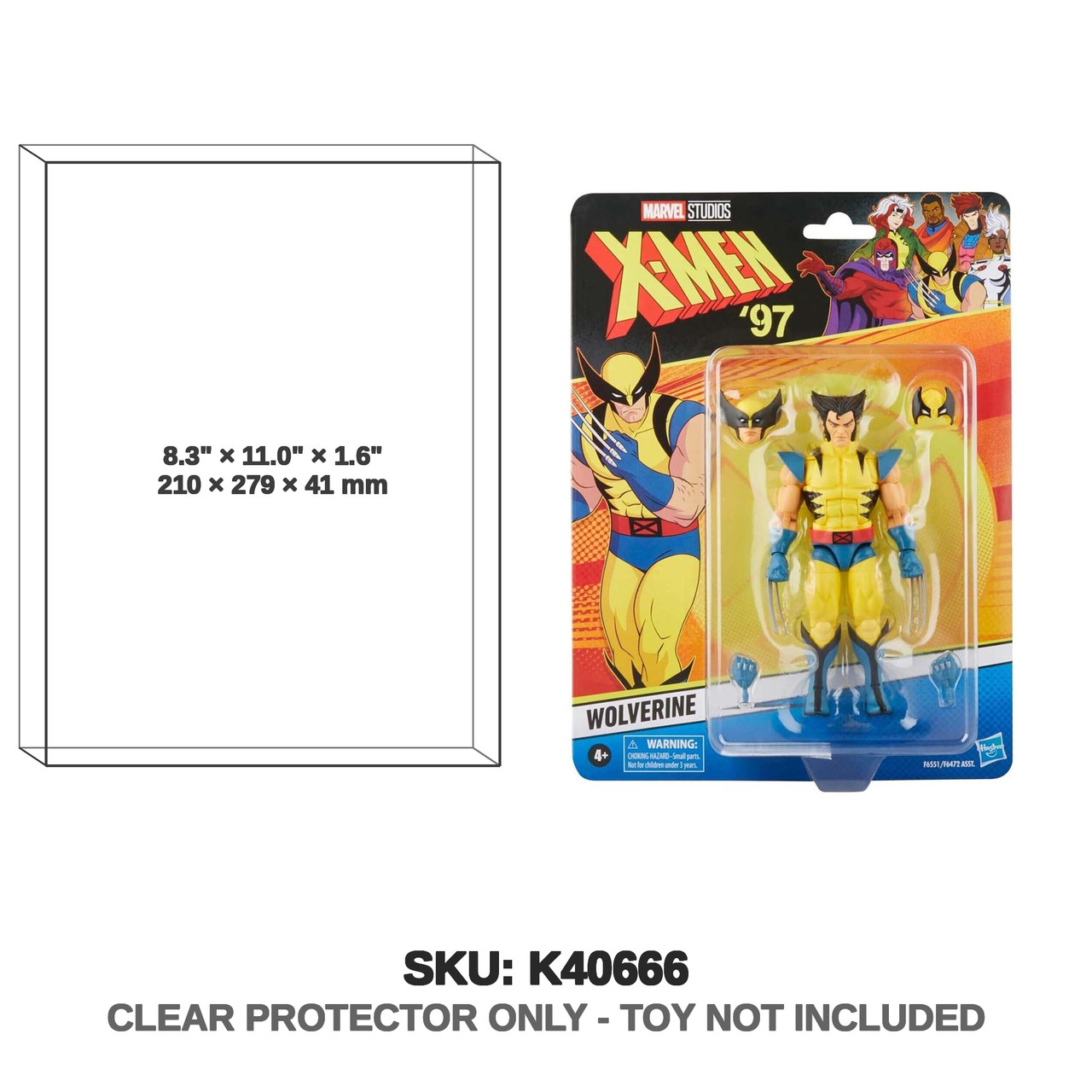 Hasbro Marvel Legends Series Wolverine| X-Men '97 6-Inch Marvel Legends Action Figure