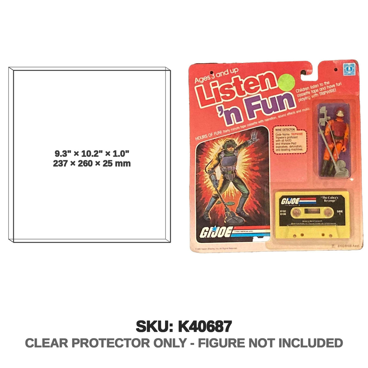 Tripwire G.I. Joe Listen 'n Fun Figure Cassette Set