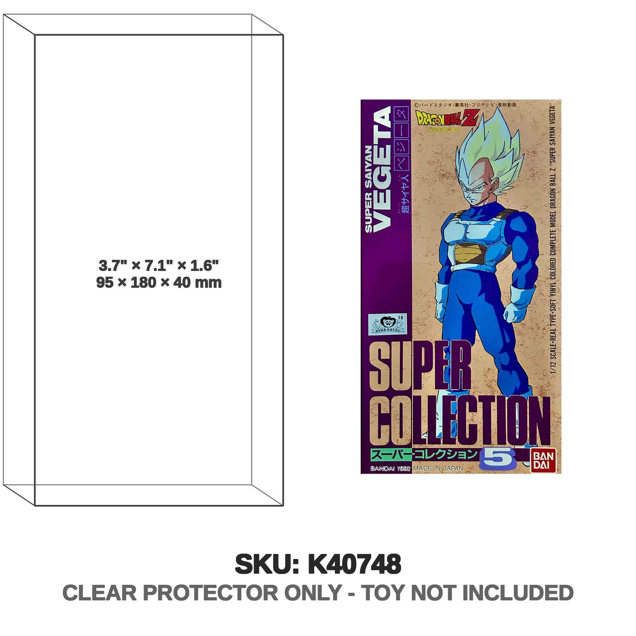 Dragon Ball Z Super Collection Super Saiyan Vegeta