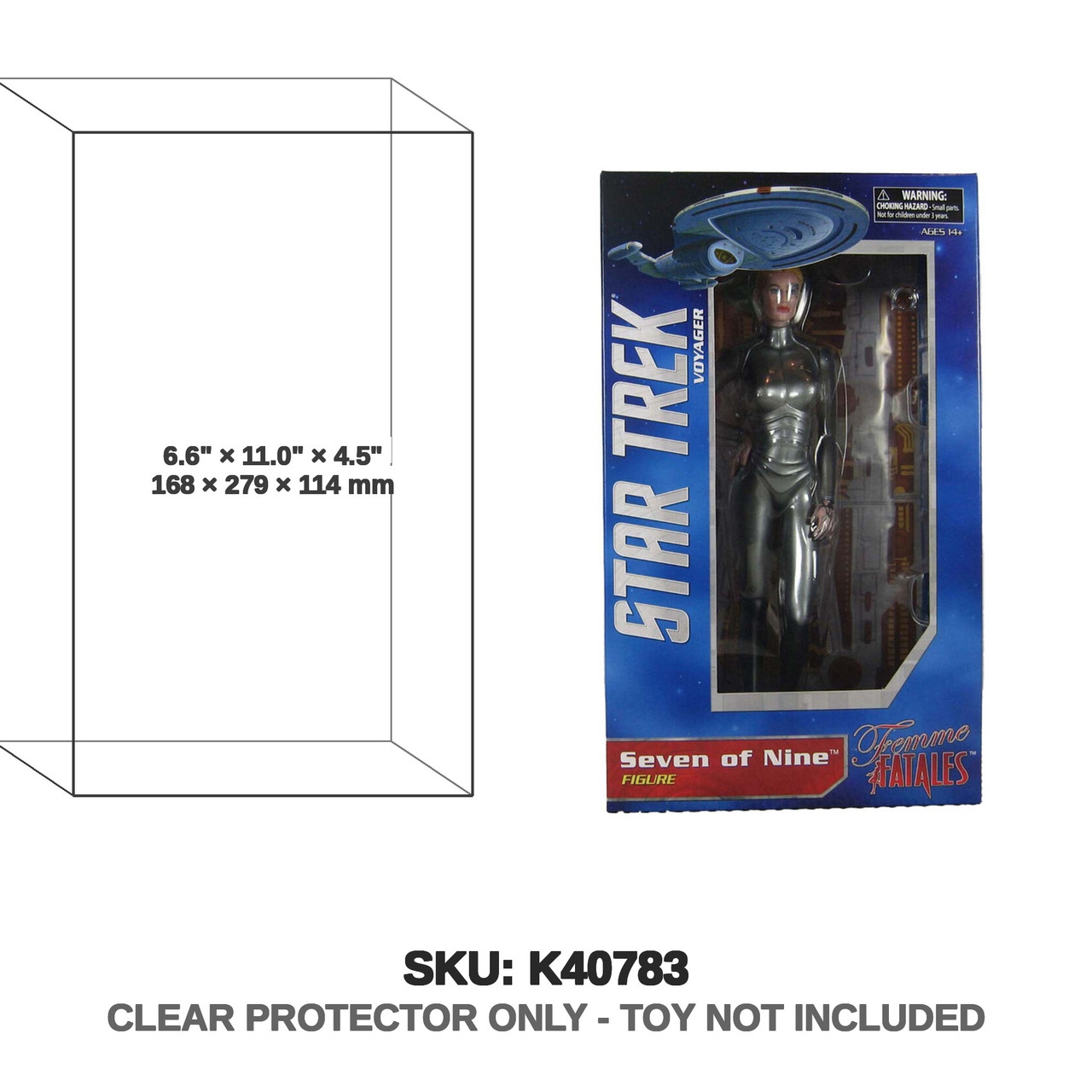 7 of 9 Star Trek Femme Fatale Figure 7 of 9 Star Trek Femme Fatale Figure