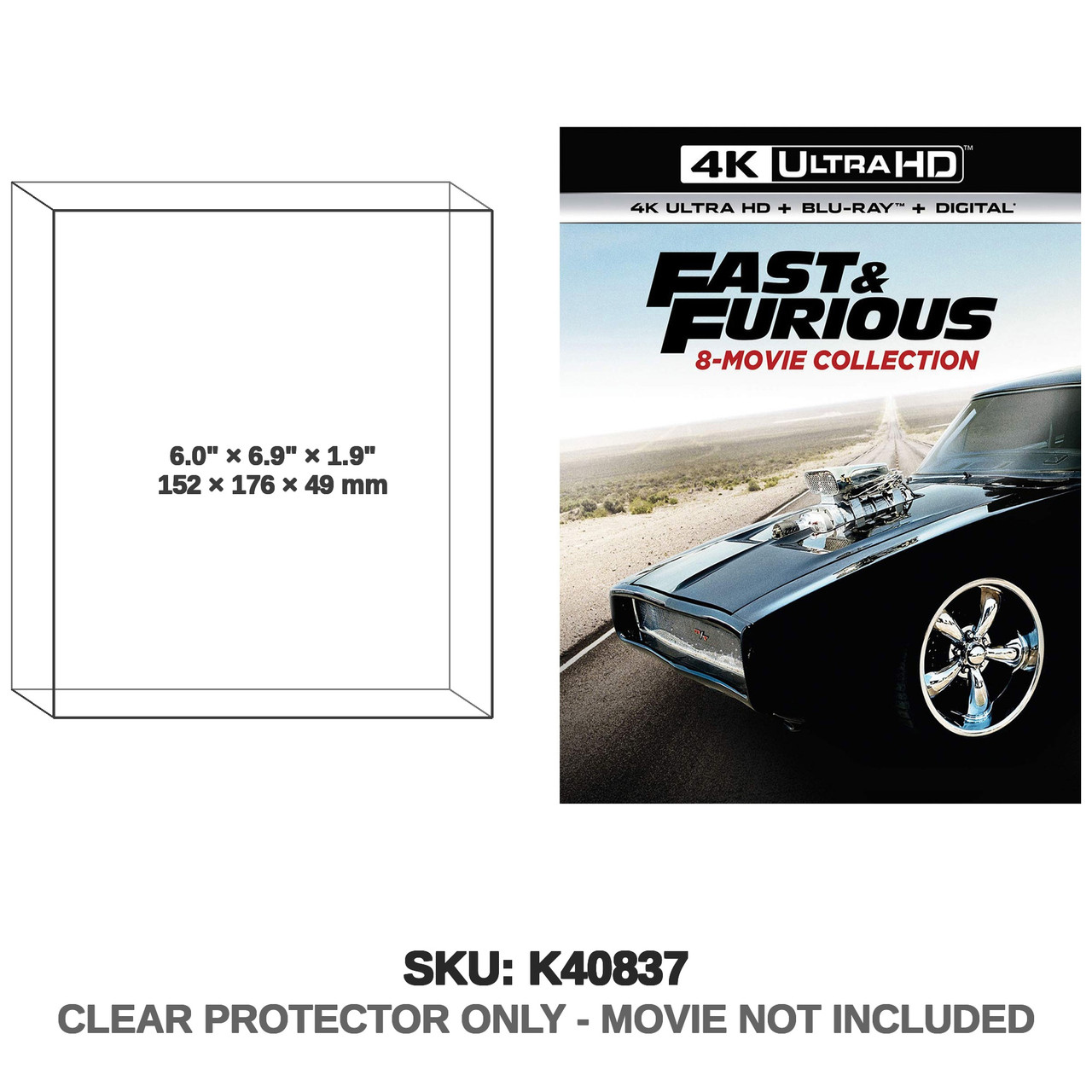Universal Fast & Furious 8-Movie Collection Blu-ray