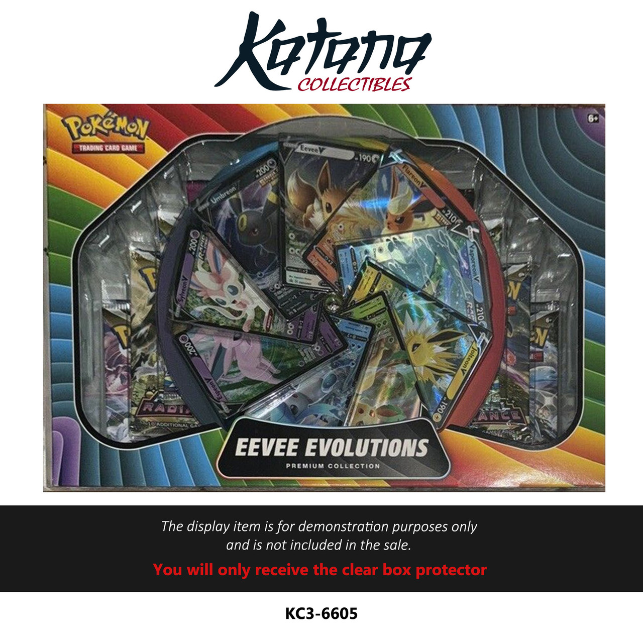 Katana Collectibles Protector For Pokemon Eevee Evolutions Premium Collection