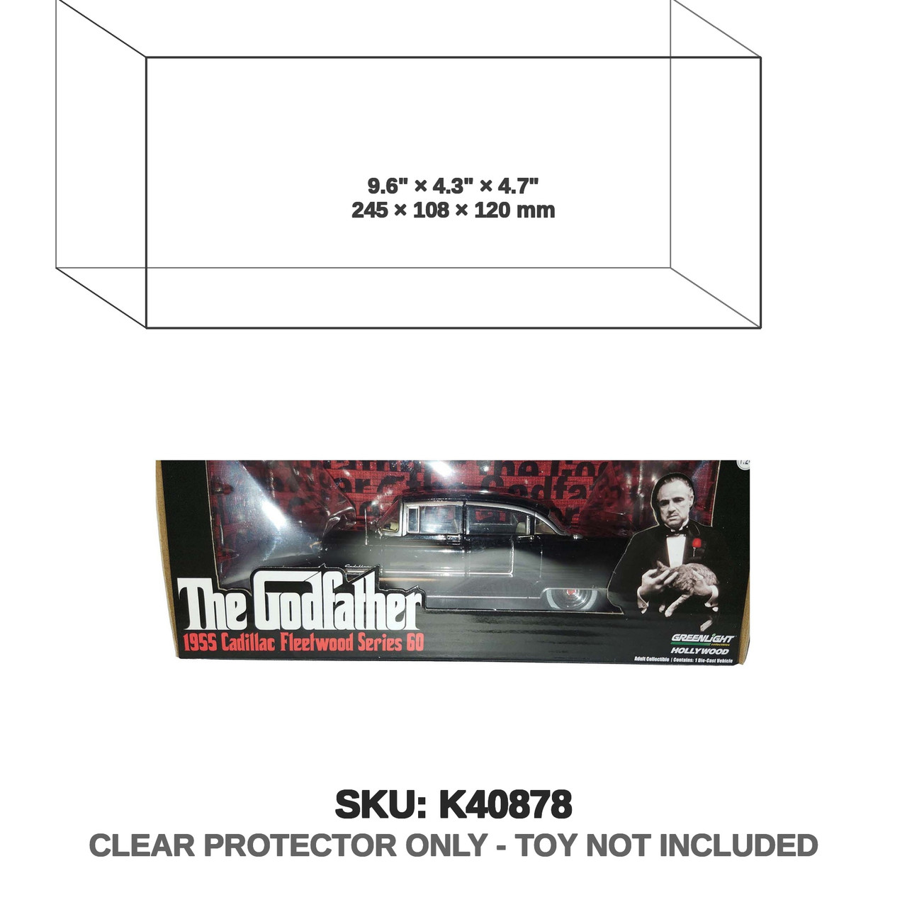 The Godfather 1955 Cadillac Fleetwood Series 60 1:24