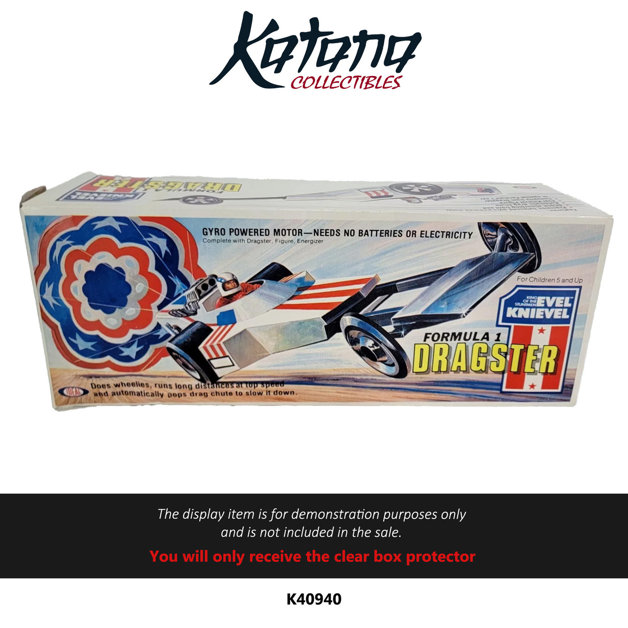 Katana Collectibles Protector For 1970'S Evel Knievel Formula 1 Dragster