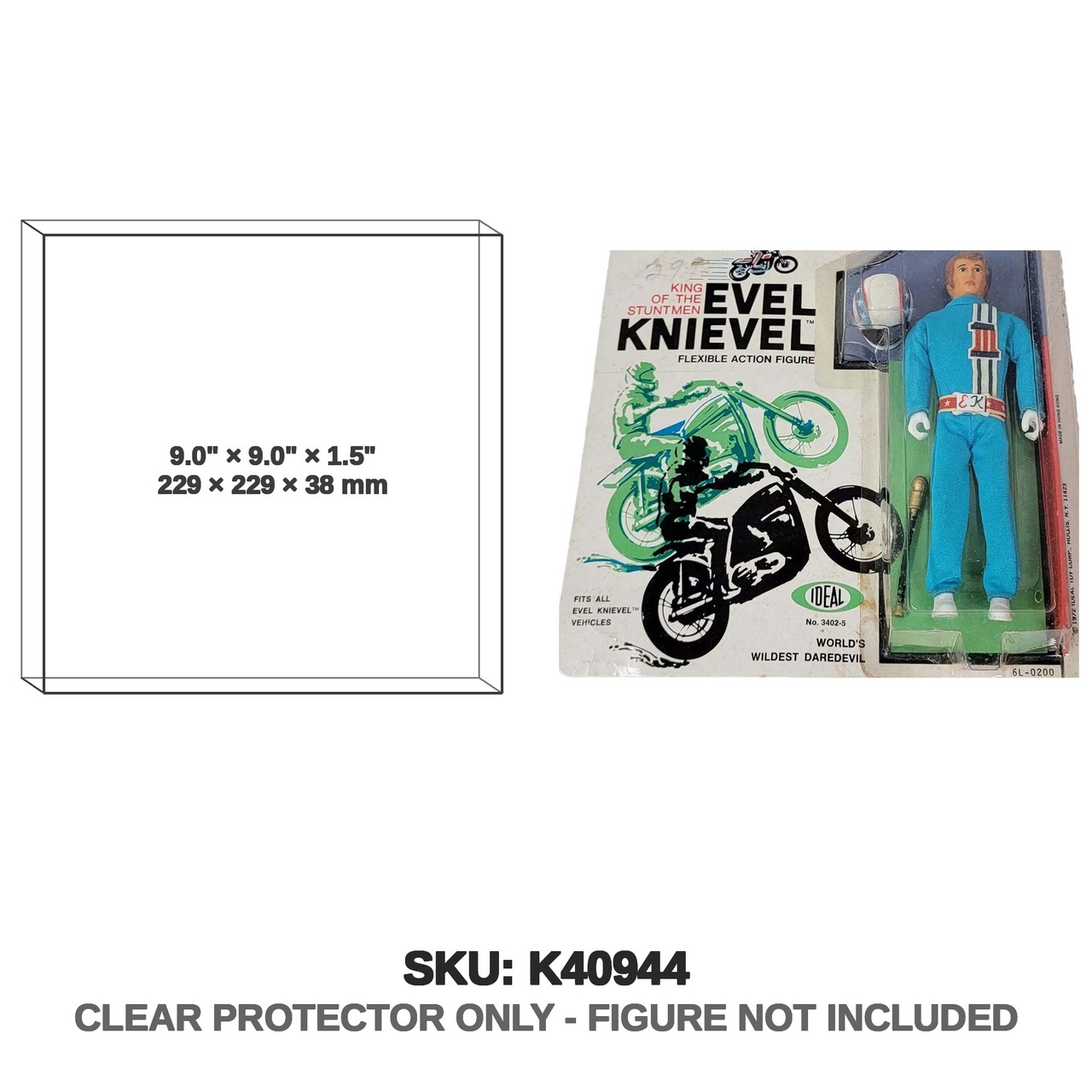Ideal Evel Knievel Blue Suit