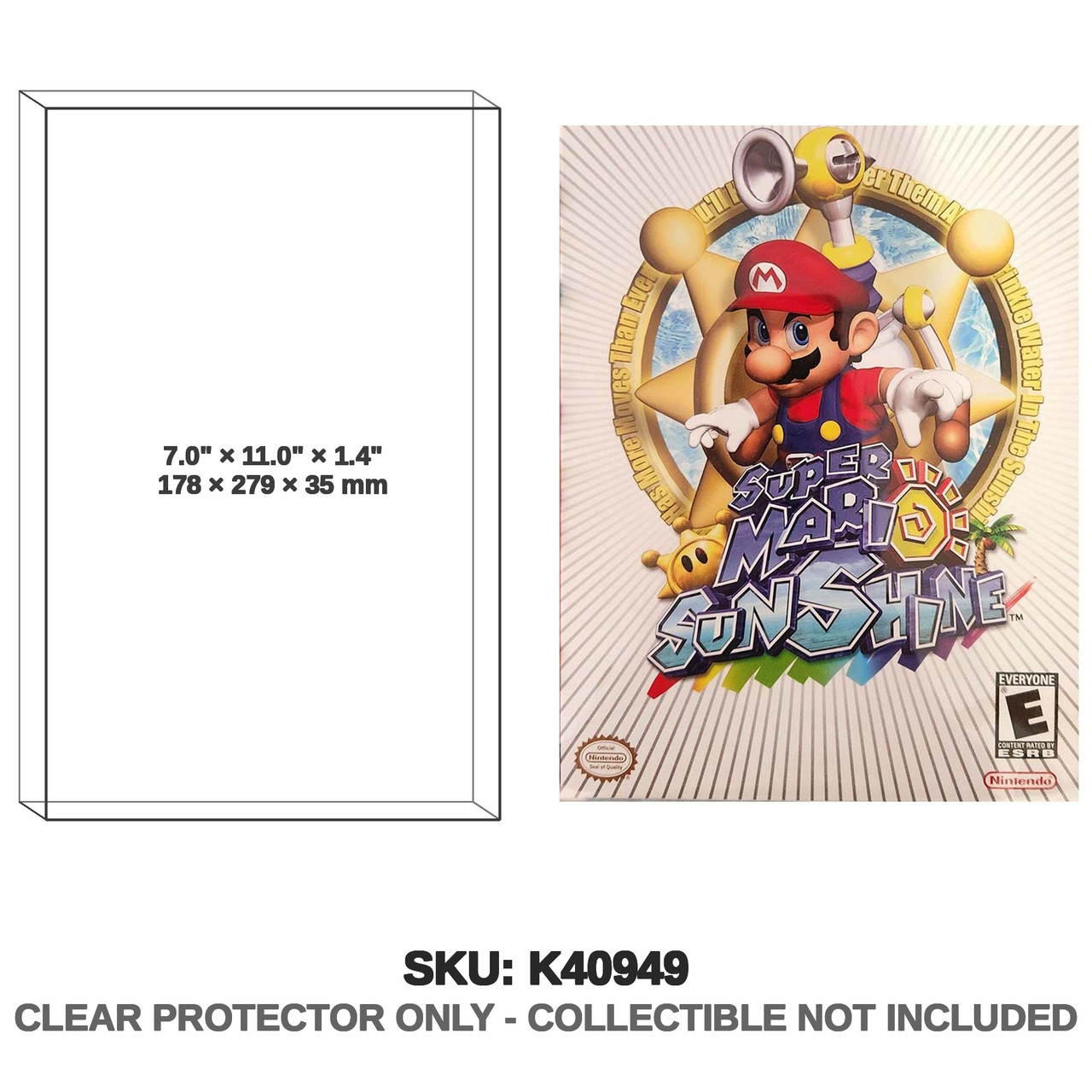 Nintendo Super Mario Sunshine 35th Anniversary Shirt Box